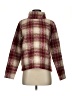 Just Female Plaid Burgundy Turtleneck Sweater Size S - photo 1