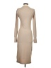 7 Diamonds Solid Tan Casual Dress Size S - photo 2