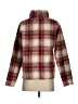 Just Female Plaid Burgundy Turtleneck Sweater Size S - photo 2