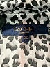 RACHEL Rachel Roy Animal Print Silver Long Sleeve Blouse Size L - photo 7