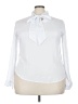 Unbranded White Long Sleeve Blouse Size 5X - photo 1