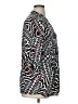Unbranded Animal Print Black 3/4 Sleeve Blouse Size XL (estimated) - photo 4