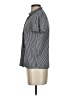 T Tahari 100% Polyester Stripes Gray Short Sleeve Blouse Size XS (petite) - photo 5