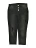 Justice Solid Black Green Jeans Size 18 - photo 1