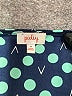 Pixley 100% Polyester Stars Blue 3/4 Sleeve Blouse Size M - photo 7
