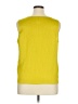 Calvin Klein 100% Polyester Yellow Sleeveless Blouse Size XL - photo 2