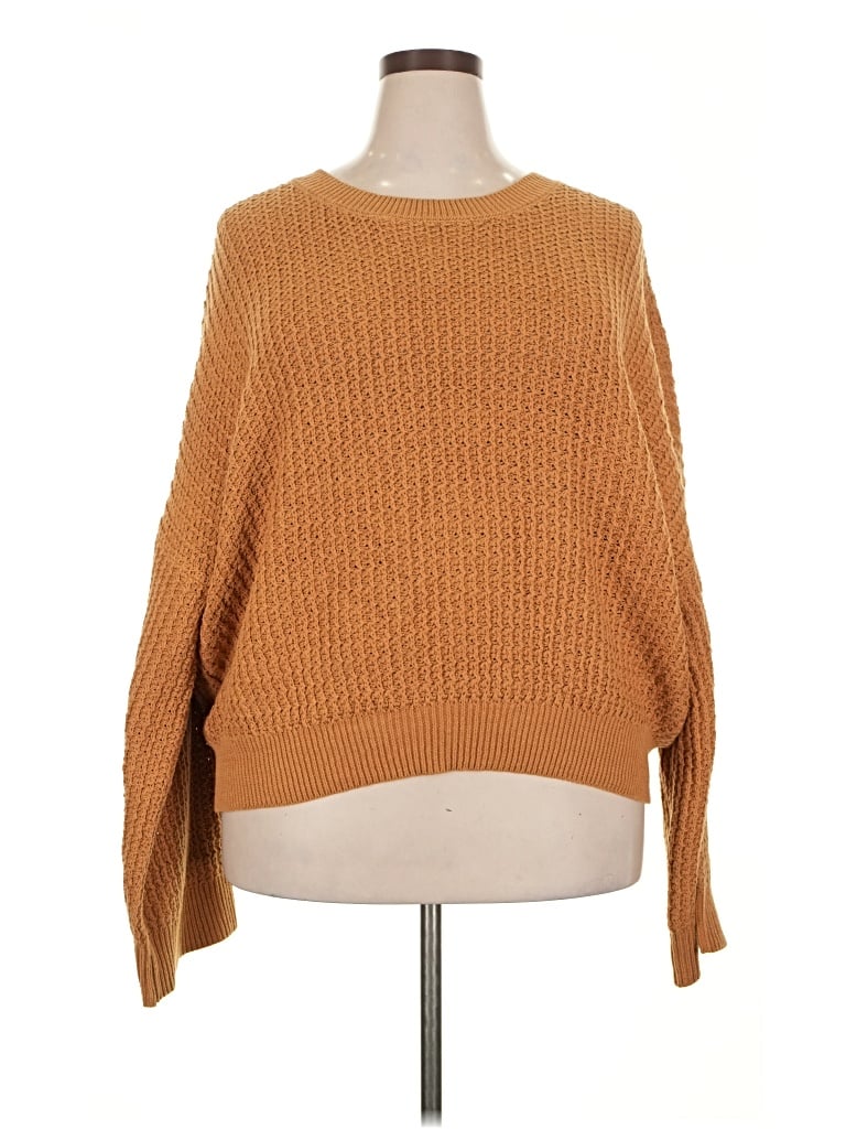 Pre-owned Pink Lily Pullover Sweater In Brown