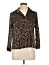 Sag Harbor Animal Print Brown 3/4 Sleeve Blouse Size 12 (petite) - photo 1