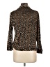 Sag Harbor Animal Print Brown 3/4 Sleeve Blouse Size 12 (petite) - photo 2