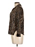 Sag Harbor Animal Print Brown 3/4 Sleeve Blouse Size 12 (petite) - photo 5