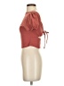 Shein Orange Short Sleeve Top Size 4 - photo 5