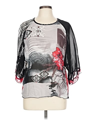 CTC Carol Turner Collection 3/4 Sleeve Blouse (view 1)