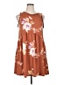 Eyeshadow Floral Brown Casual Dress Size XL - photo 1