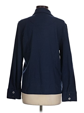 Sag Harbor 3/4 Sleeve Button-Down Shirt (view 2)