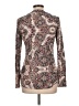 William Rast Paisley Brown Long Sleeve Blouse Size L - photo 2