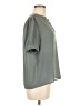 Daniel Rainn 100% Polyester Gray Short Sleeve Blouse Size M (petite) - photo 4