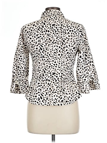 Alfani 3/4 Sleeve Button-Down Shirt (view 2)