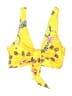 Reverse 100% Polyester Floral Yellow Swimsuit Top Size XS - photo 1
