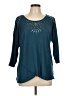 One World Teal Pullover Sweater Size L - photo 1