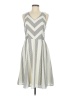 Maurices 100% Polyester Chevron-herringbone Gray Casual Dress Size 7 - 8 - photo 1