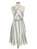 Maurices 100% Polyester Chevron-herringbone Gray Casual Dress Size 7 - 8 - photo 2
