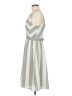 Maurices 100% Polyester Chevron-herringbone Gray Casual Dress Size 7 - 8 - photo 5