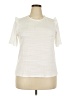 Nine West Ivory Short Sleeve Top Size XXL - photo 1