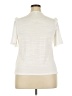 Nine West Ivory Short Sleeve Top Size XXL - photo 2