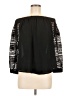 Express 100% Polyester Black 3/4 Sleeve Blouse Size M - photo 1