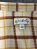 wonderly Plaid Ivory Long Sleeve Button-Down Shirt Size L - photo 7