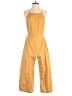 Greylin Solid Yellow Jumpsuit Size S - photo 1