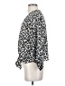Vince Camuto 100% Polyester Animal Print Silver 3/4 Sleeve Blouse Size XS - photo 5