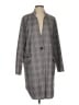 Blank NYC 100% Polyester Plaid Gray Coat Size S - photo 1