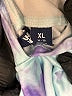 Lands' End 100% Polyester Tie-dye Blue Pullover Hoodie Size XL - photo 9
