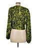 Ronny Kobo 100% Polyester Green Long Sleeve Blouse Size 6 - photo 2