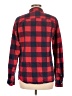 Modern Amusement 100% Cotton Plaid Red Long Sleeve Button-Down Shirt Size M - photo 2