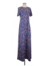 Lularoe Paisley Blue Casual Dress Size S - photo 1