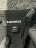 Express 100% Polyester Solid Black Casual Skirt Size 10 - photo 4