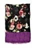 Unbranded Floral Purple Black Scarf One size - photo 2