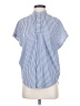 Club Monaco Stripes Blue Short Sleeve Blouse Size XS - photo 1