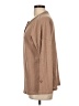 Shein Tan Long Sleeve Henley Size 12 - photo 5