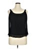Patra 100% Polyester Black Sleeveless Blouse Size 14 - photo 1