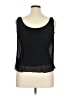Patra 100% Polyester Black Sleeveless Blouse Size 14 - photo 2