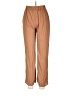 Unbranded 100% Polyester Chevron-herringbone Brown Casual Pants Size L - photo 1