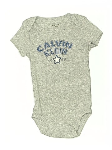 Calvin Klein Short Sleeve Onesie (view 1)