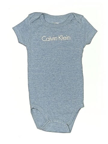 Calvin Klein Short Sleeve Onesie (view 1)
