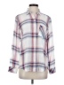 Rails Plaid White Long Sleeve Button-Down Shirt Size XS - photo 1
