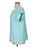 Lane Bryant Teal Short Sleeve Blouse Size 14 - 16 Plus - photo 5