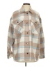 HFX Plaid Tan Coat Size S - photo 1
