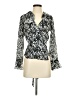 Barneys New York Silver Long Sleeve Blouse Size EU (IT) 38 / US 2 - photo 1